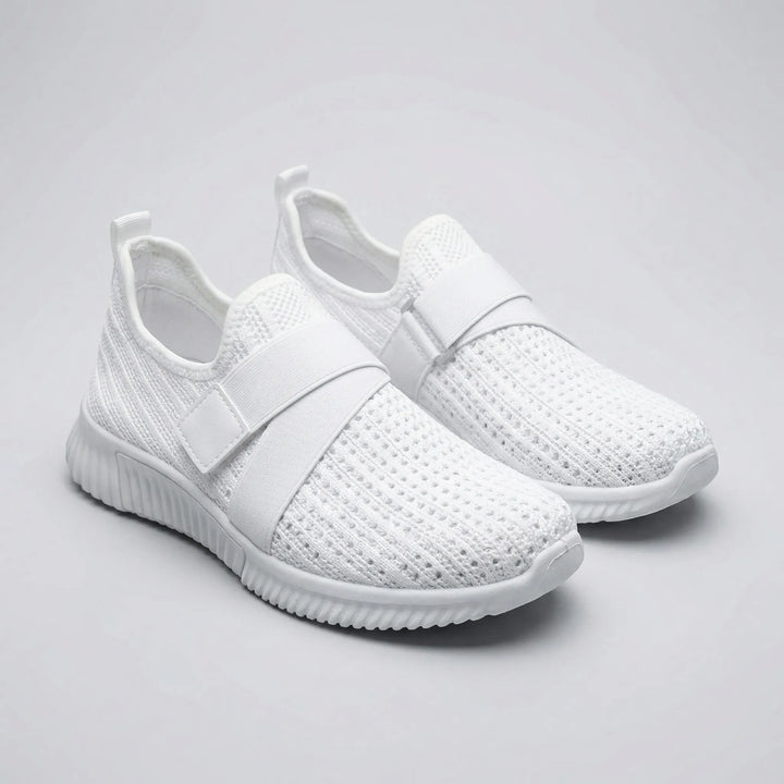 Sparkelle - Zapatillas sin cordones con detalles de pedrería