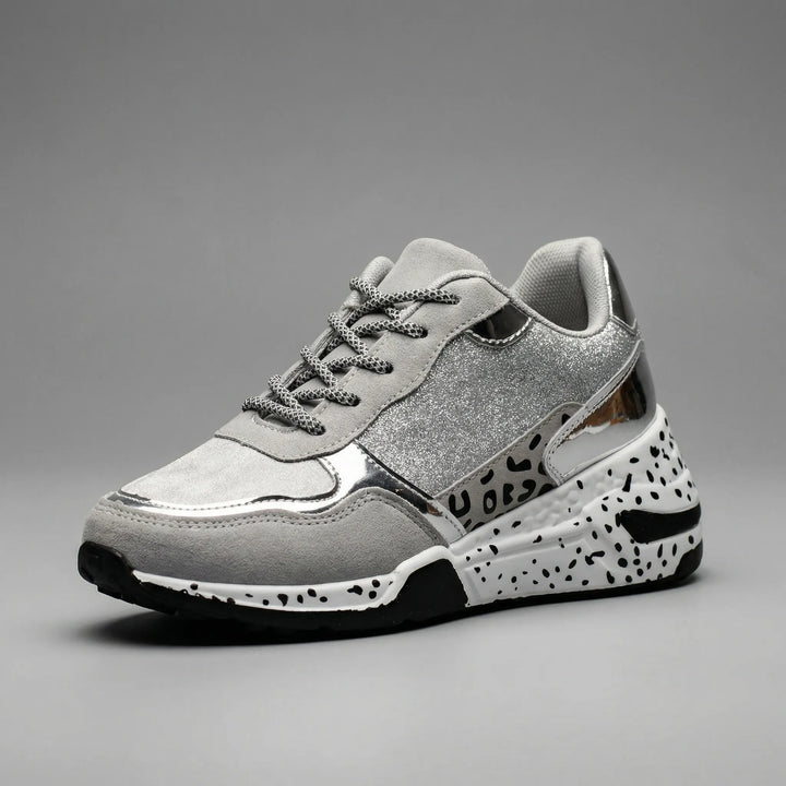 Specklova - Zapatillas deportivas con plataforma gruesa y cordones
