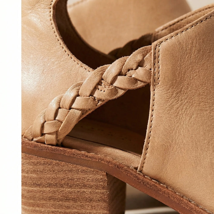 Staccara - Botines de tacón ancho para mujer