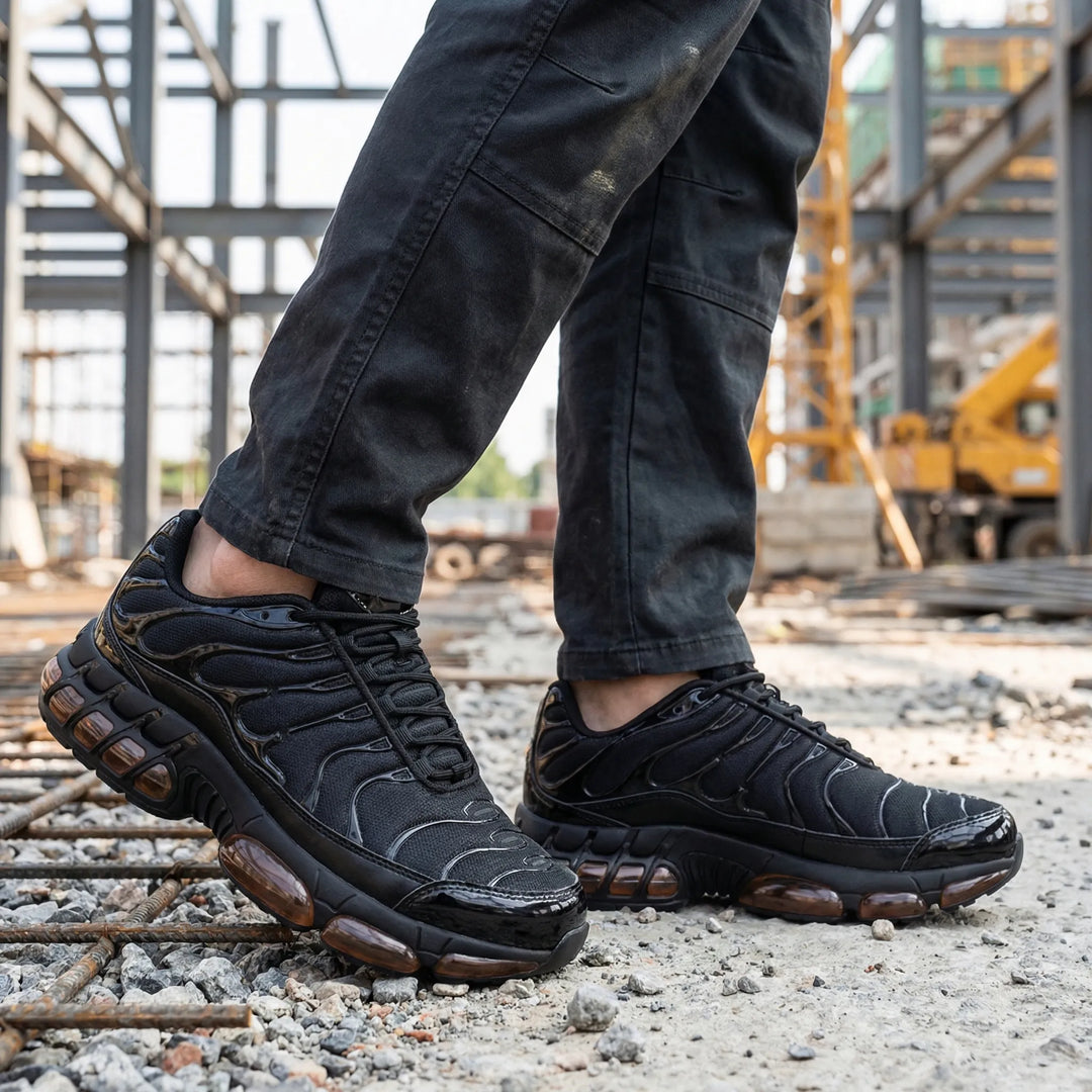 Steeltrek - Zapato de trabajo industrial con punta de acero