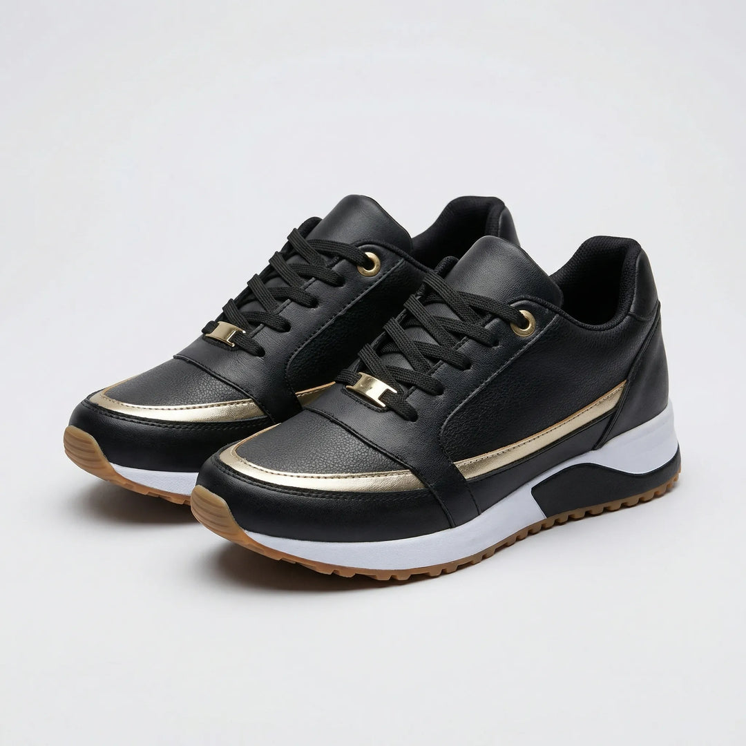 Stelvra - Zapatillas deportivas de moda para mujer con cordones