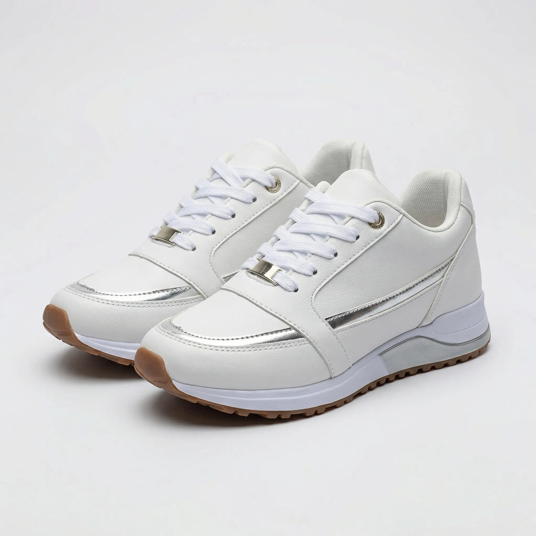 Stelvra - Zapatillas deportivas de moda para mujer con cordones