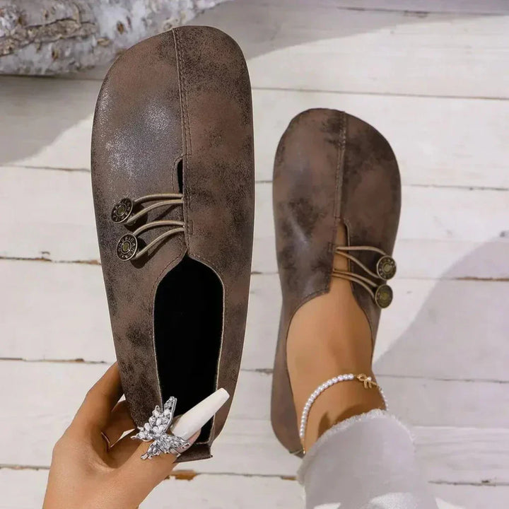Stepriva - Zapatos planos minimalistas sin cordones para mujer