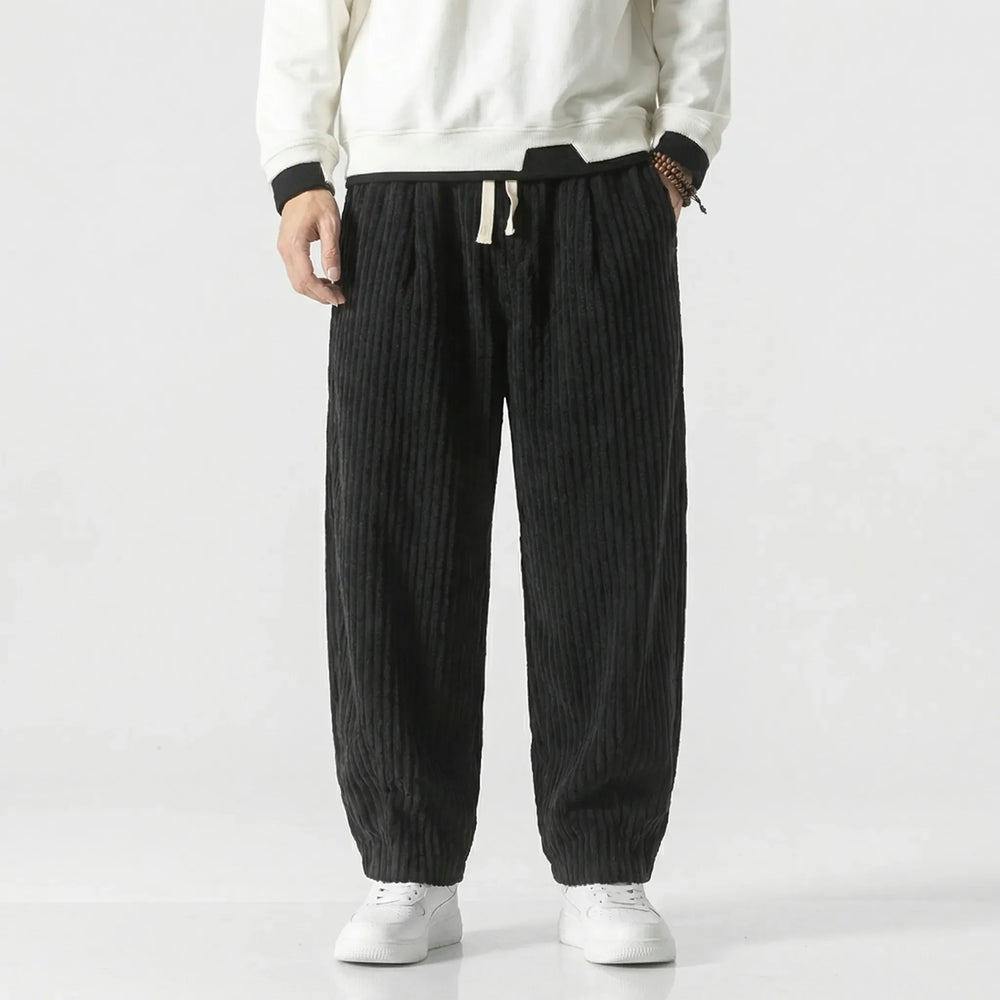 Straivex - Pantalones casuales de pierna recta y corte holgado
