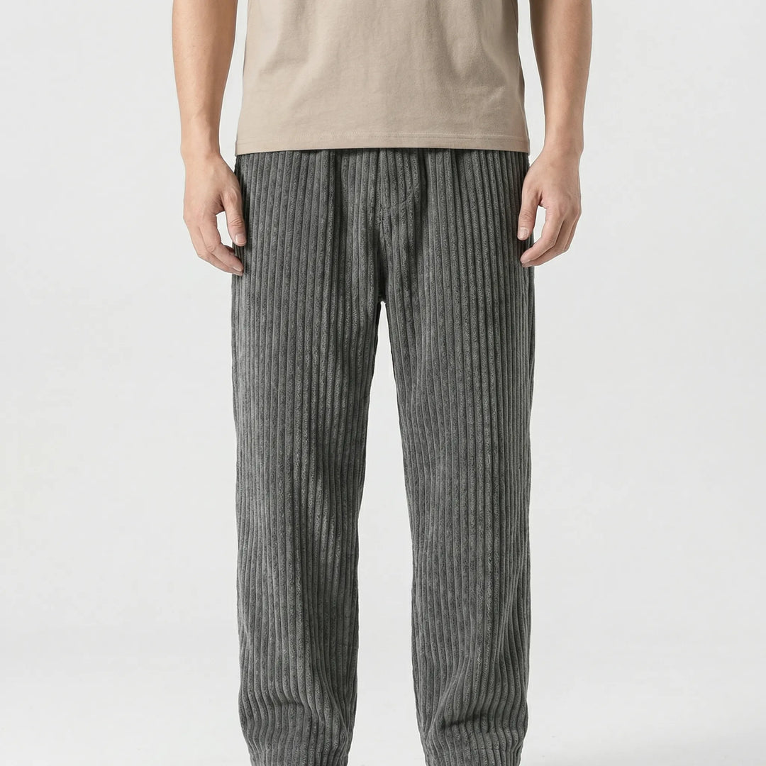 Straivex - Pantalones casuales de pierna recta y corte holgado
