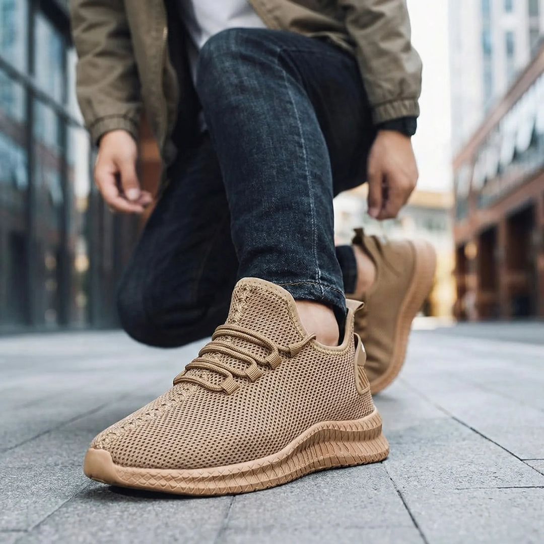 Stridelon - Zapatillas ortopédicas ligeras sin cordones