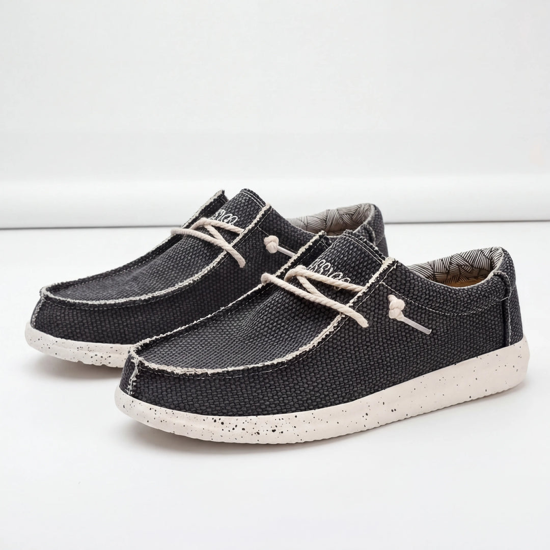 Stridoux - Zapatillas casuales de caña baja con cordones