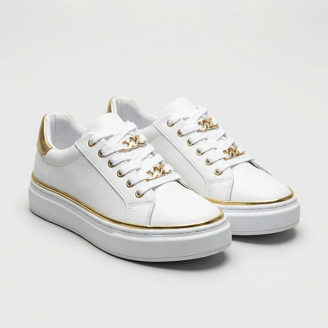 Strively - Zapatillas deportivas con plataforma y cordones para mujer