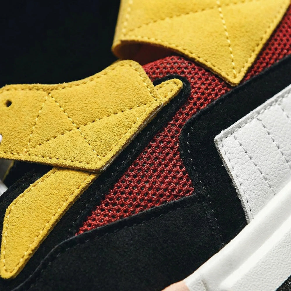 Struxlo - Zapatillas deportivas con cordones y suela gruesa