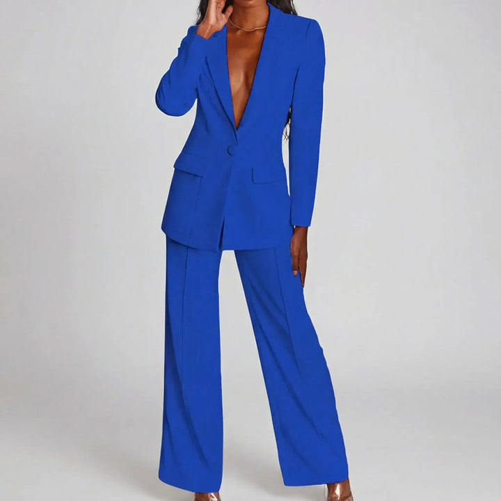 Suavelle - Conjunto de chaqueta y pantalón a juego