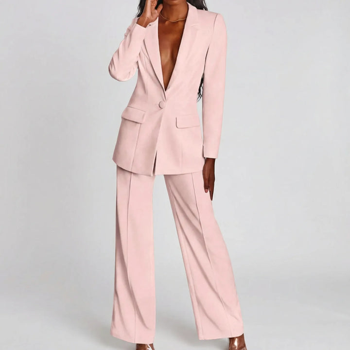 Suavelle - Conjunto de chaqueta y pantalón a juego