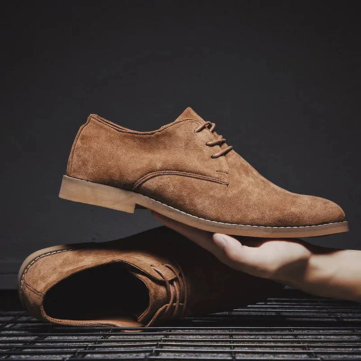 Zapatos Oxford de ante para hombre