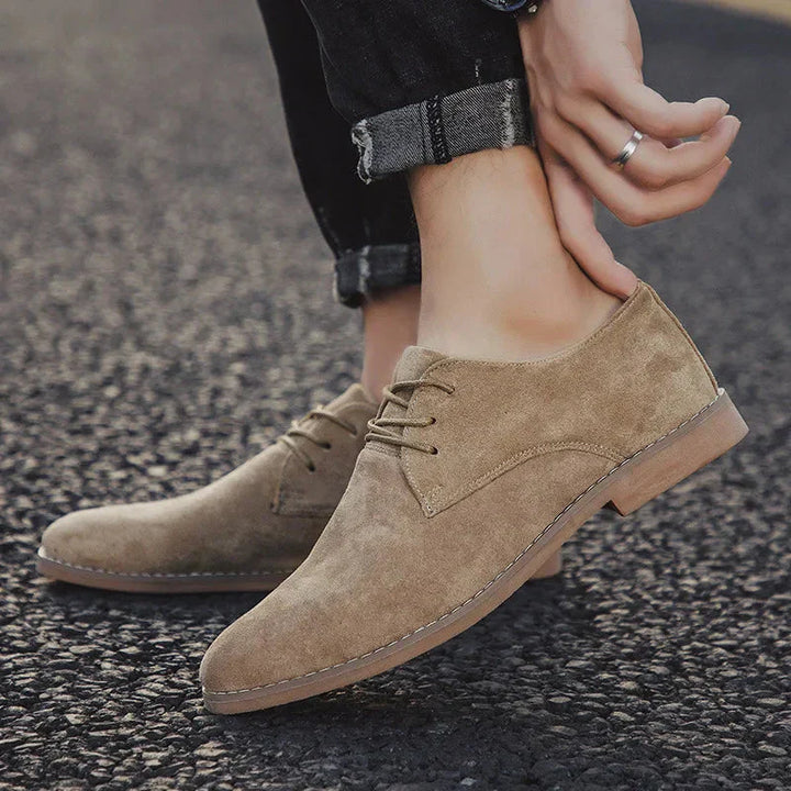 Zapatos Oxford de ante para hombre