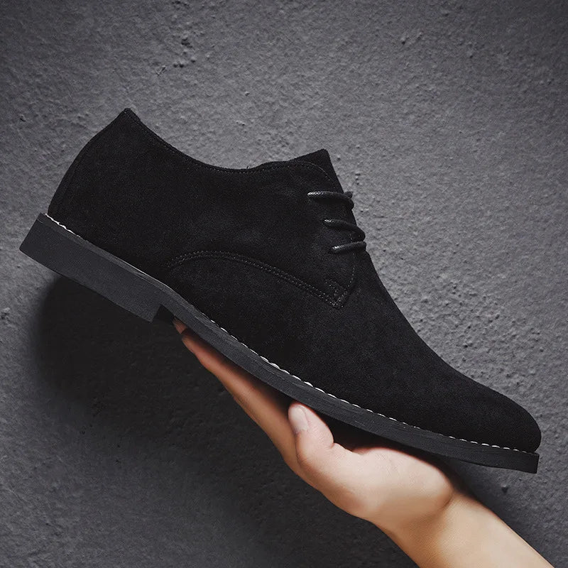 Zapatos Oxford de ante para hombre