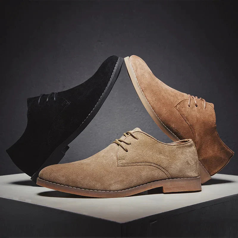 Zapatos Oxford de ante para hombre