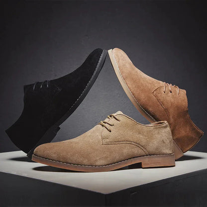 Zapatos Oxford de ante para hombre