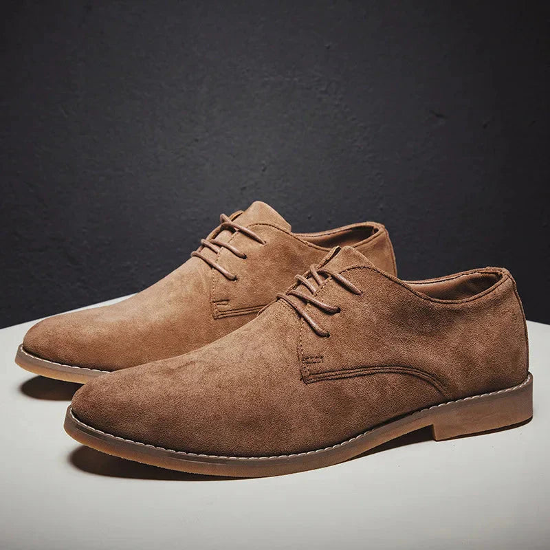 Zapatos Oxford de ante para hombre