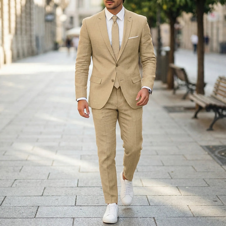 Suitello - Conjunto informal de dos piezas de blazer y pantalón