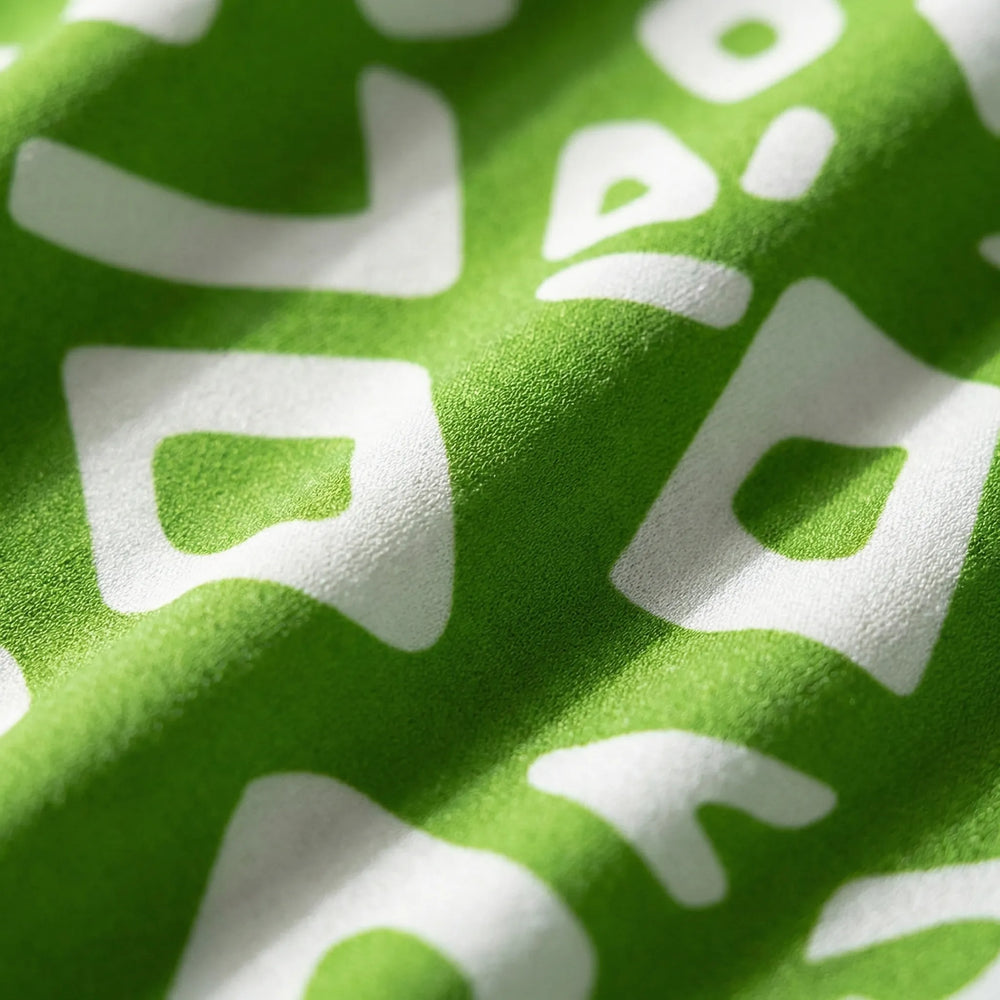 Sunclara - Minivestido de corte A con estampado abstracto
