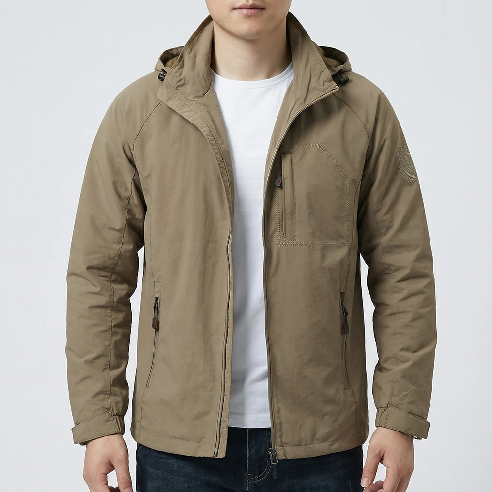 Terravex - Chaqueta de entretiempo con capucha y cremallera