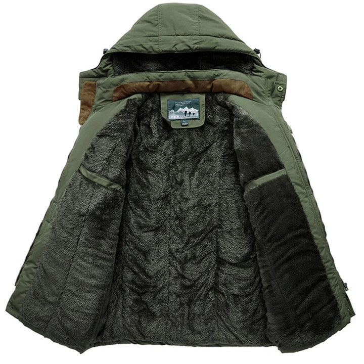 Elegante abrigo de invierno