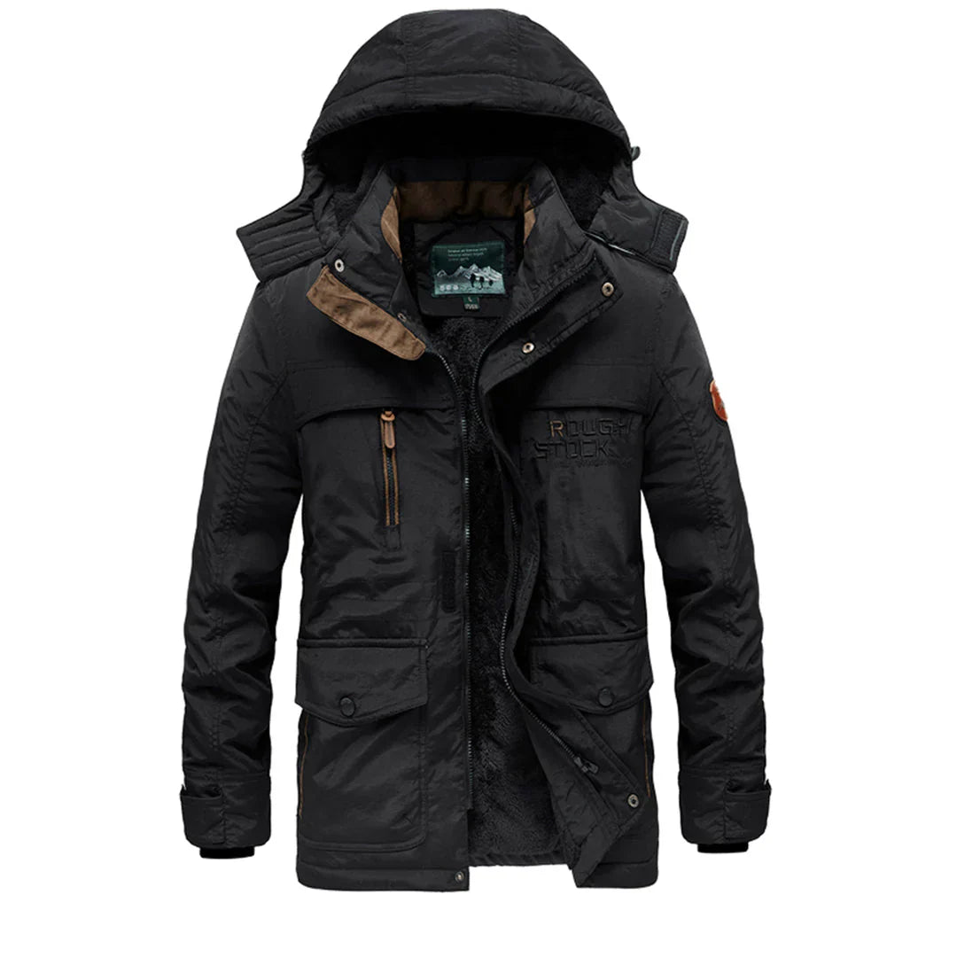 Elegante abrigo de invierno