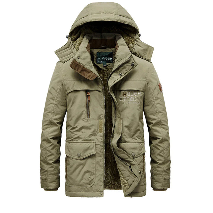 Elegante abrigo de invierno