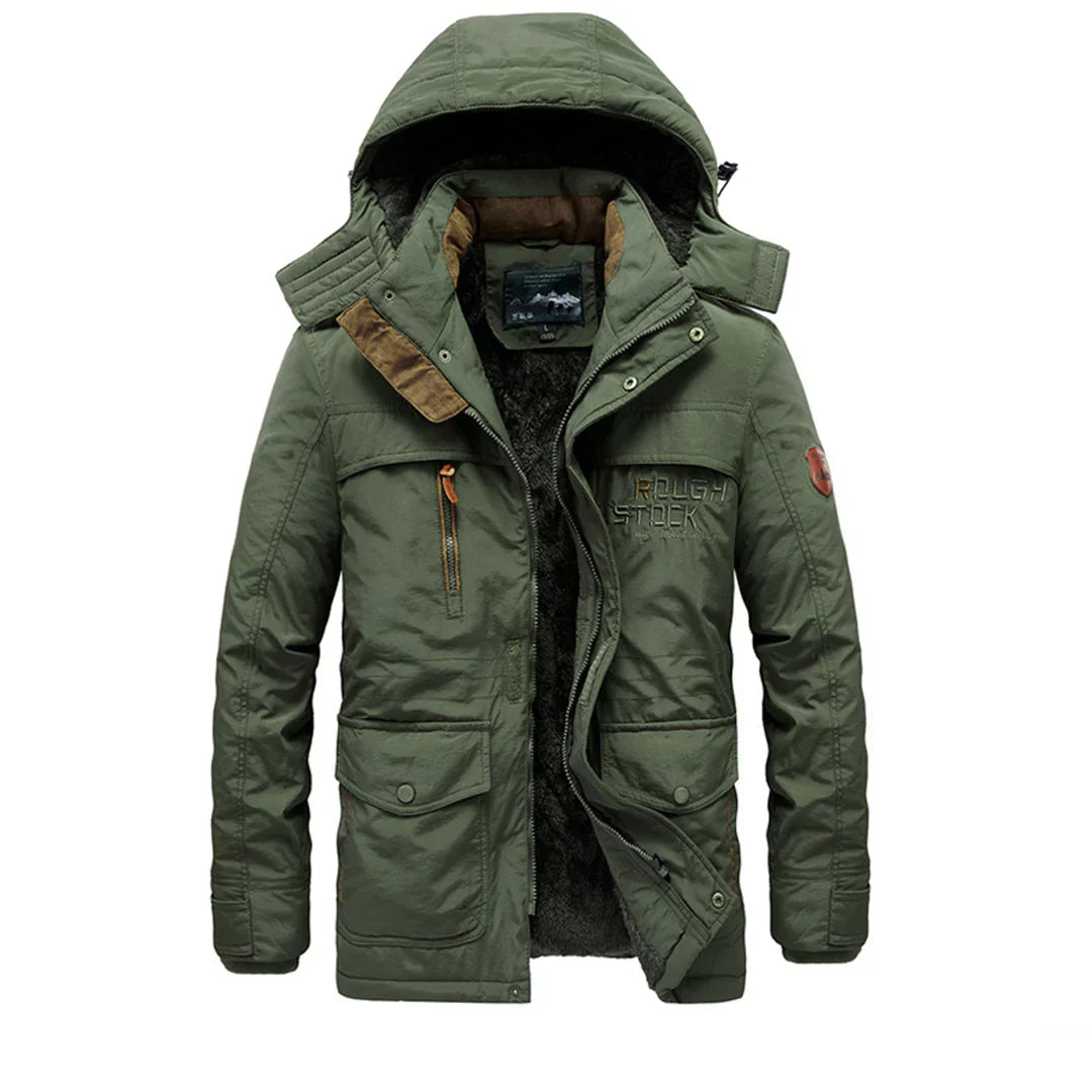 Elegante abrigo de invierno