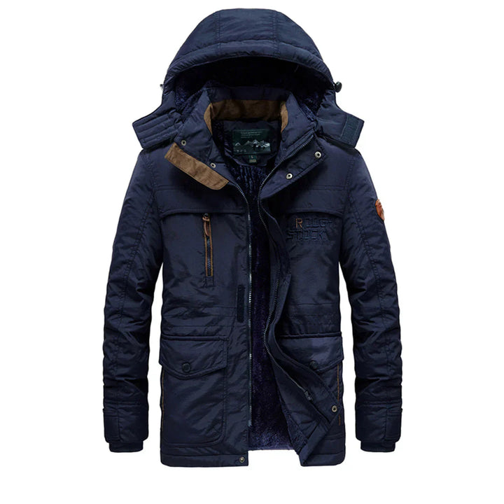 Elegante abrigo de invierno