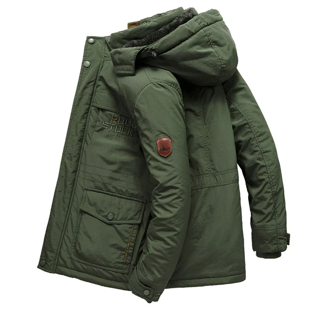 Elegante abrigo de invierno