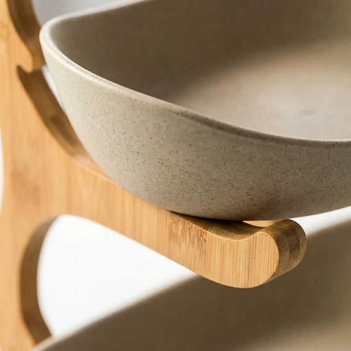Tierova - Soporte para frutas de mostrador de 3 niveles