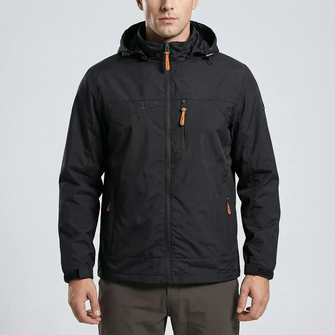 Trailven - Chaqueta softshell con capucha y cremallera