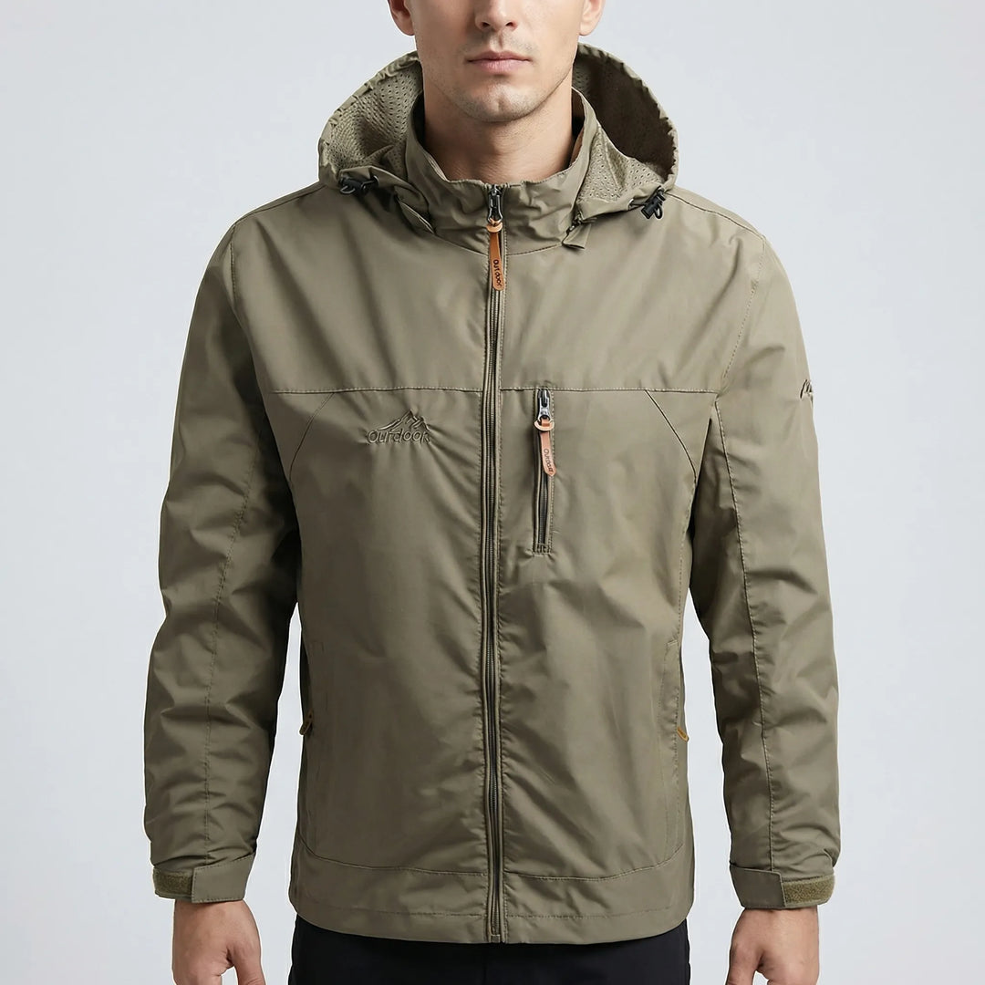 Trailven - Chaqueta softshell con capucha y cremallera