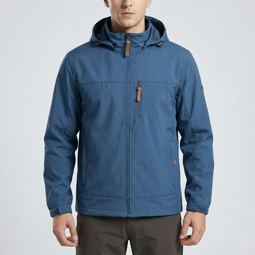 Trailven - Chaqueta softshell con capucha y cremallera