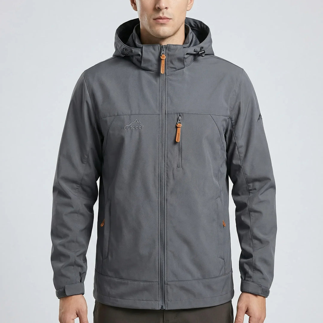 Trailven - Chaqueta softshell con capucha y cremallera