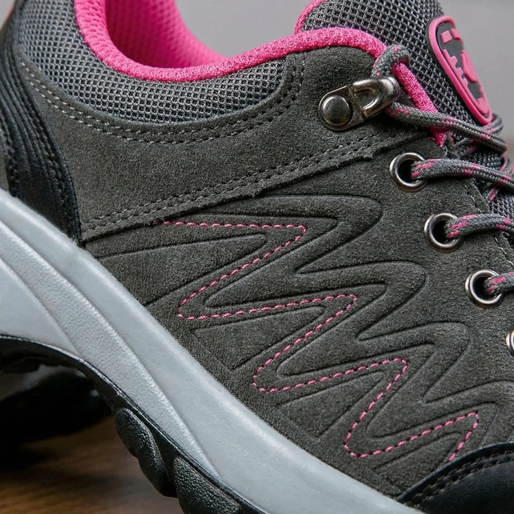 Trailvyne - Zapatillas de senderismo con cordones y resistentes al agua