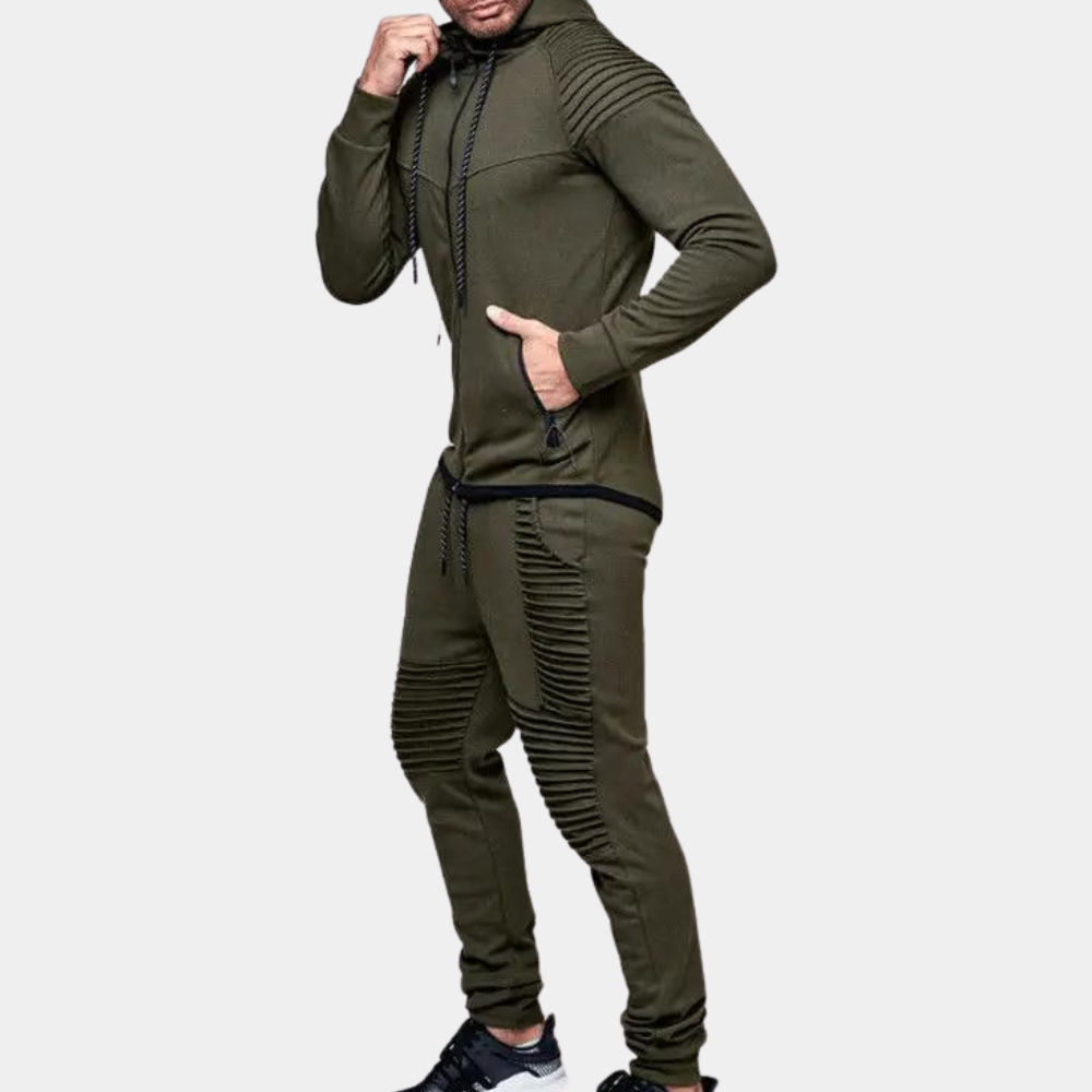 Chándal informal con capucha para hombre: la comodidad moderna se une al estilo funcional