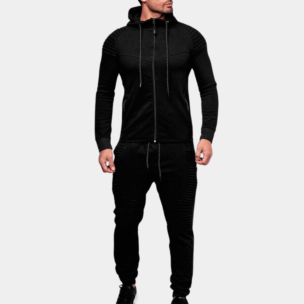 Traje de Pantalón con Capucha Casual para Hombres