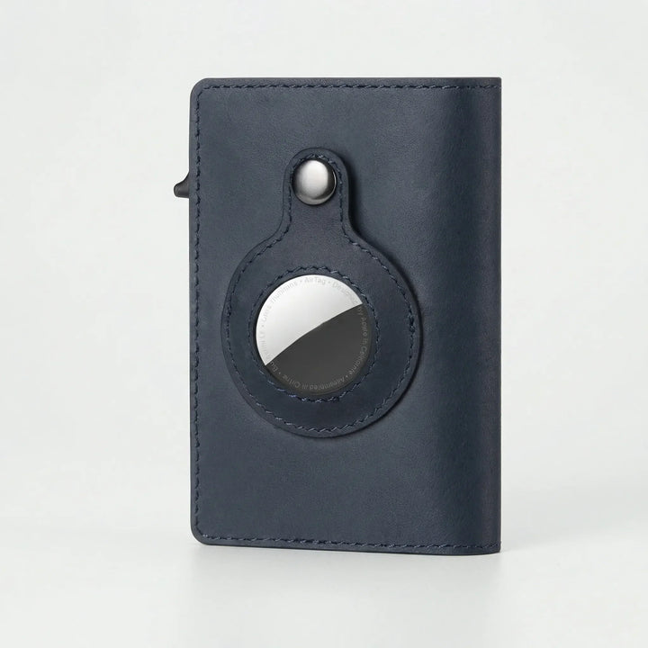 Cartera plegable delgada Traxlet compatible con AirTag