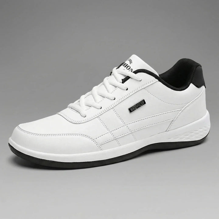 Trekavio - Zapatillas bajas de piel con cordones