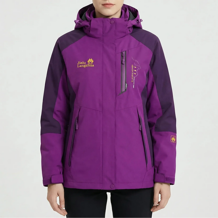 Triventex - Chaqueta de esquí de invierno con capucha 3 en 1
