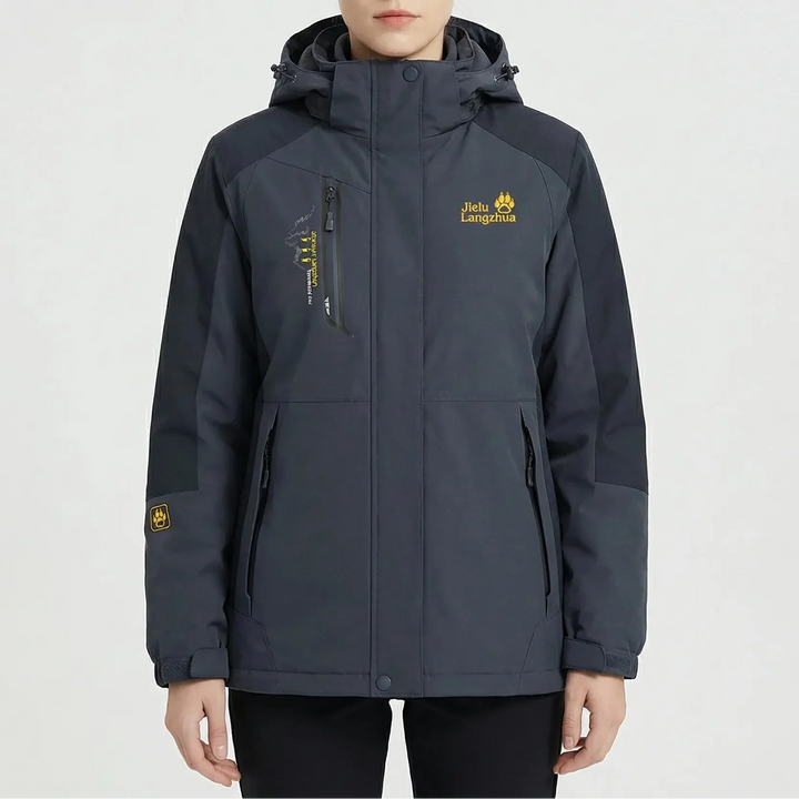 Triventex - Chaqueta de esquí de invierno con capucha 3 en 1