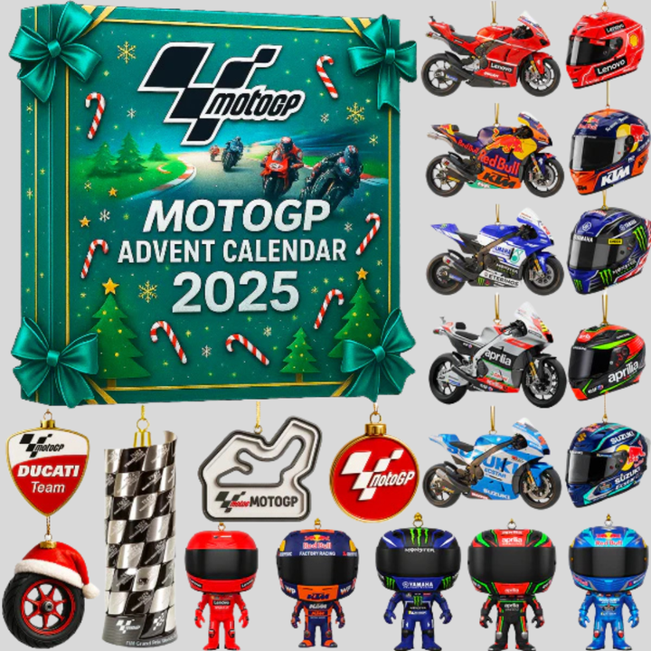 Calendario de Adviento MotoGP™ 2025 – 24 Días de Coleccionables de Carreras