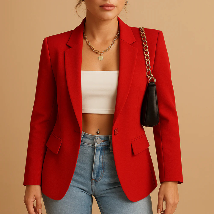 Blazer Elegante Ajustado para Mujeres