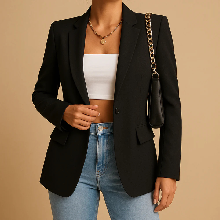 Blazer Elegante Ajustado para Mujeres