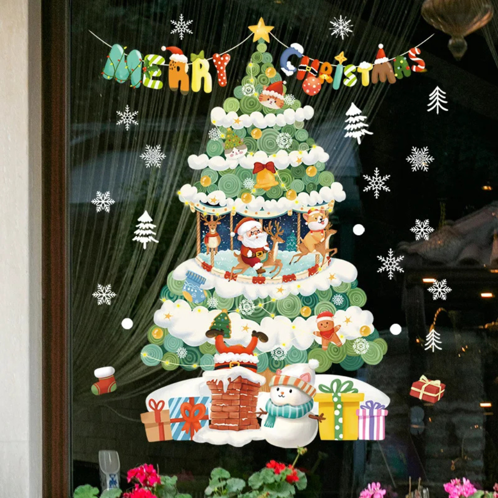 Calcomanías para Ventanas – Edición Navidad