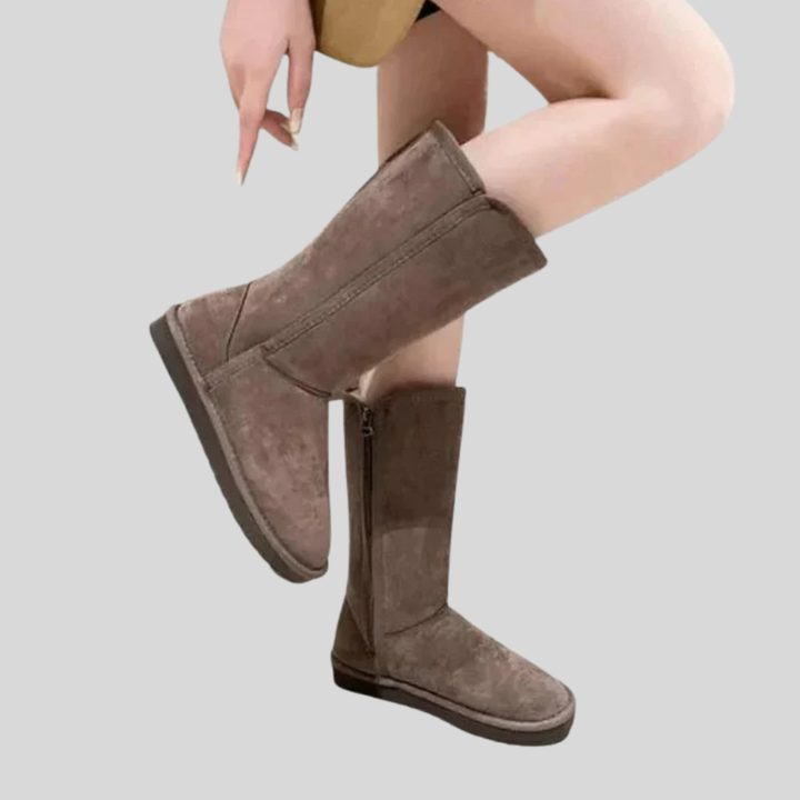 Botas de Suede para Mujeres en Invierno