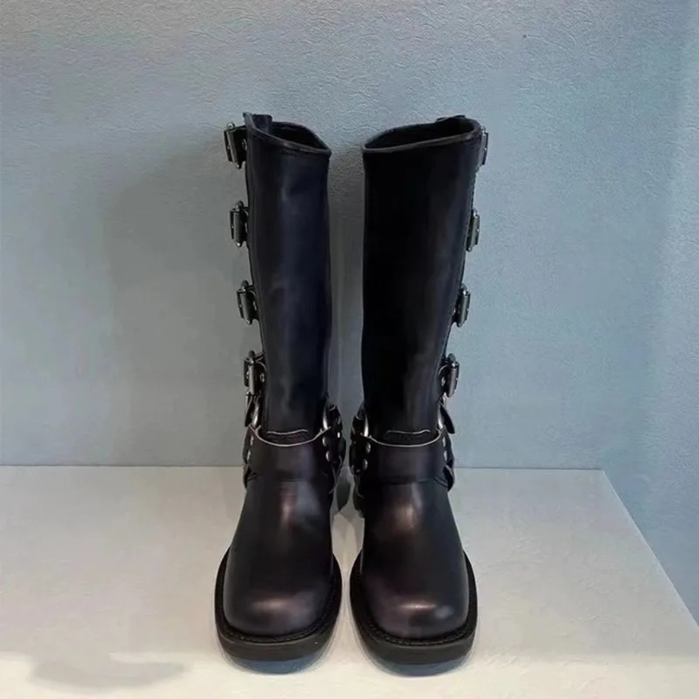 Botas de motociclista para mujer