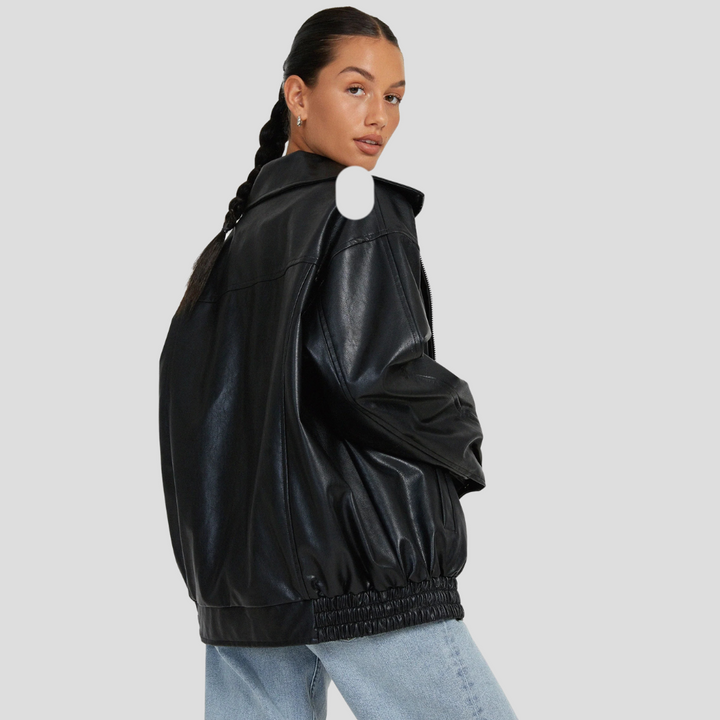 Chaqueta de Ajuste Relajado para Mujeres
