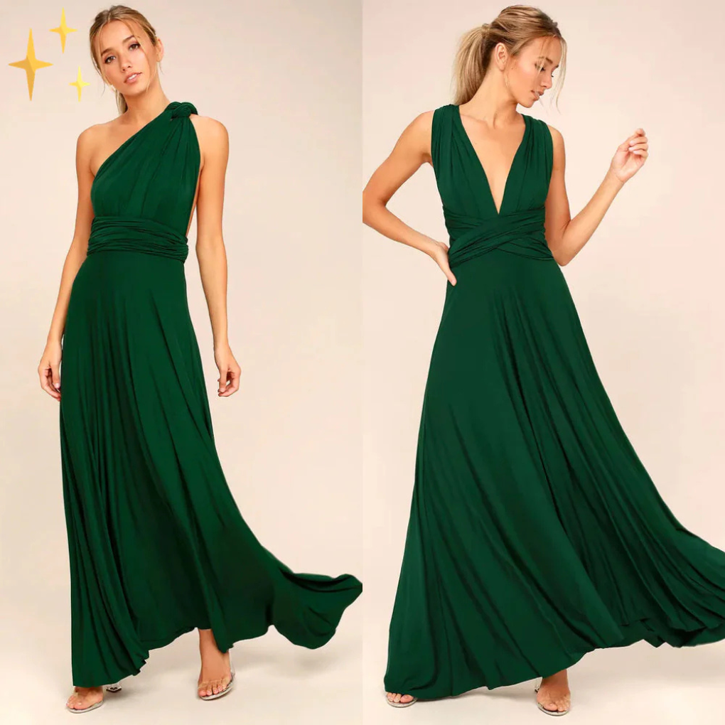 Vestido cruzado para mujer